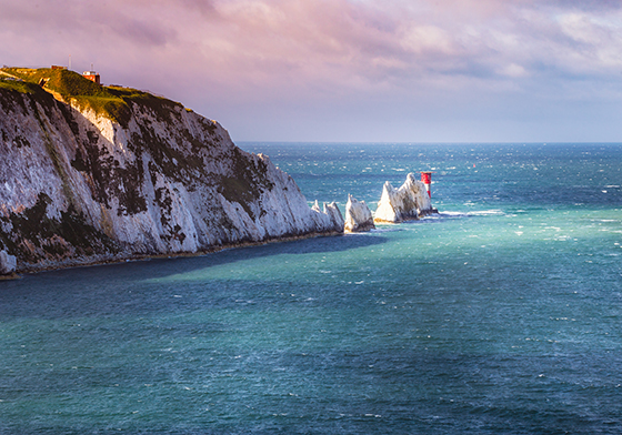 Photo of the cliffs at the Isle of Wight.