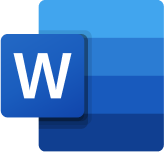 Microsoft Word icon.